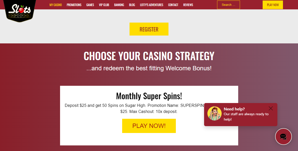 Slots Capital Casino Desktop screenshot
