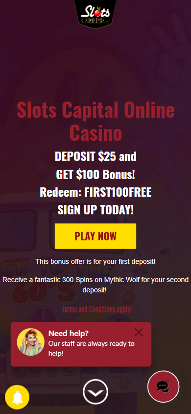 Slots Capital Casino Mobile screenshot